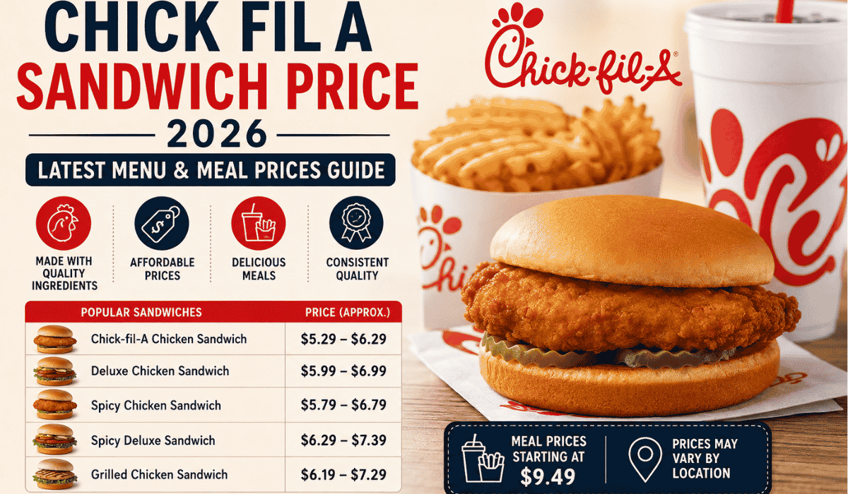 Chick Fil A Sandwich Price