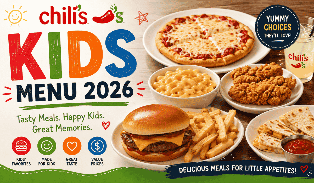 Chili’s Kids Menu