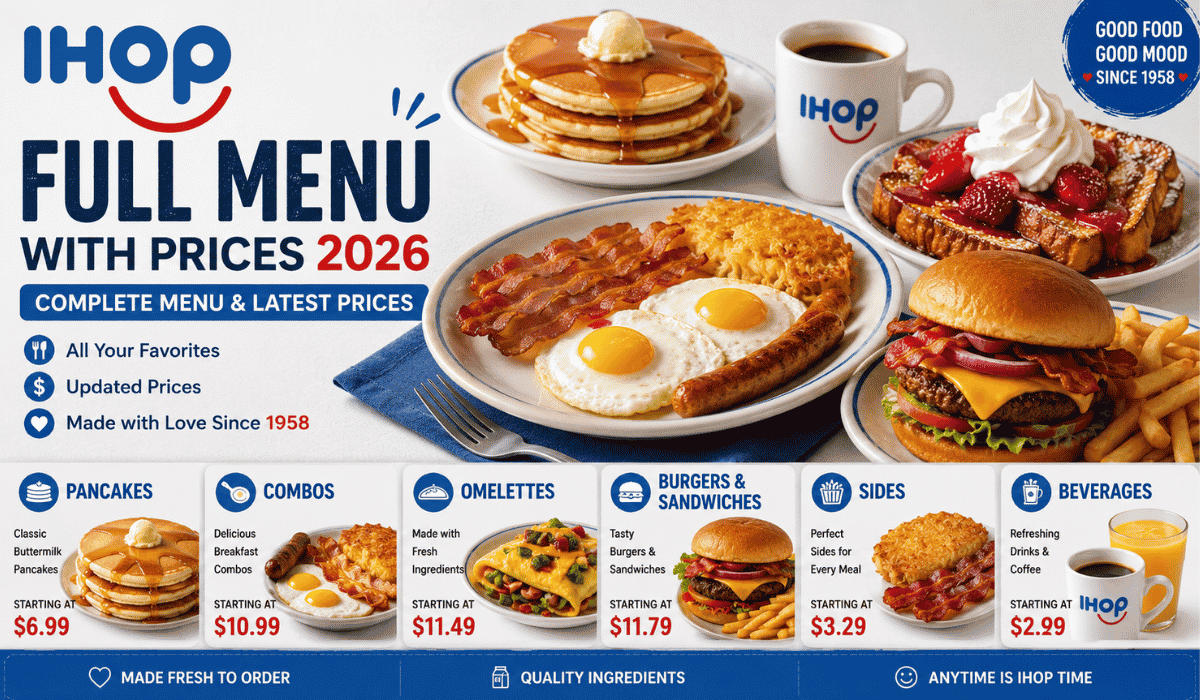 IHOP Full Menu