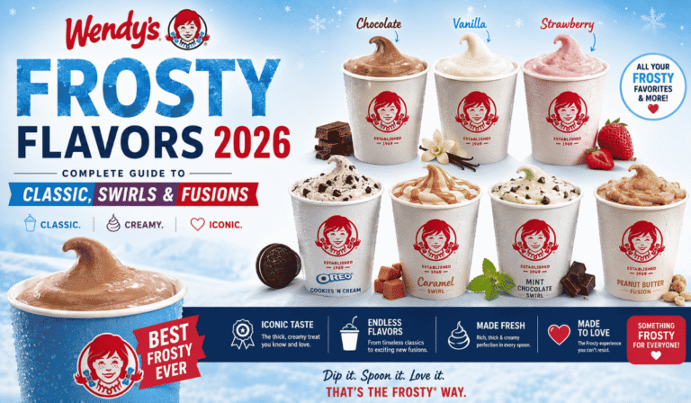 Wendys Frosty Flavors