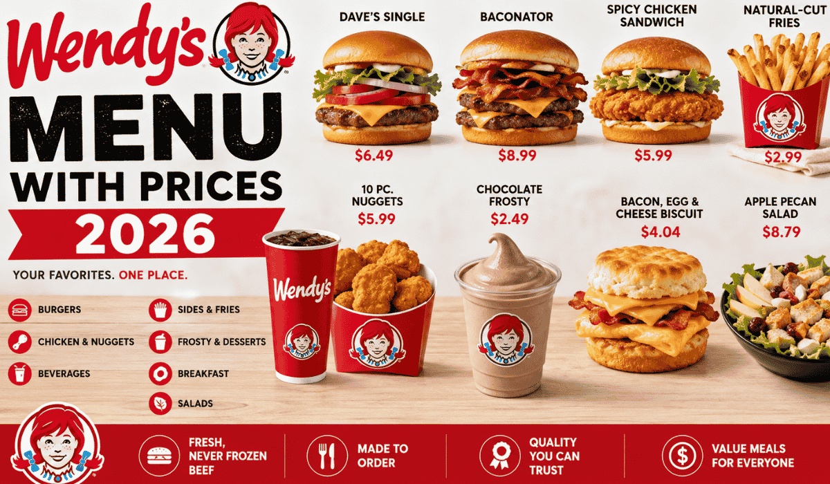 Wendys Menu