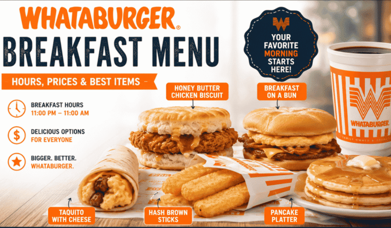 Whataburger Menu Breakfast