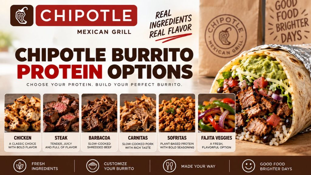 Chipotle Burrito Menu