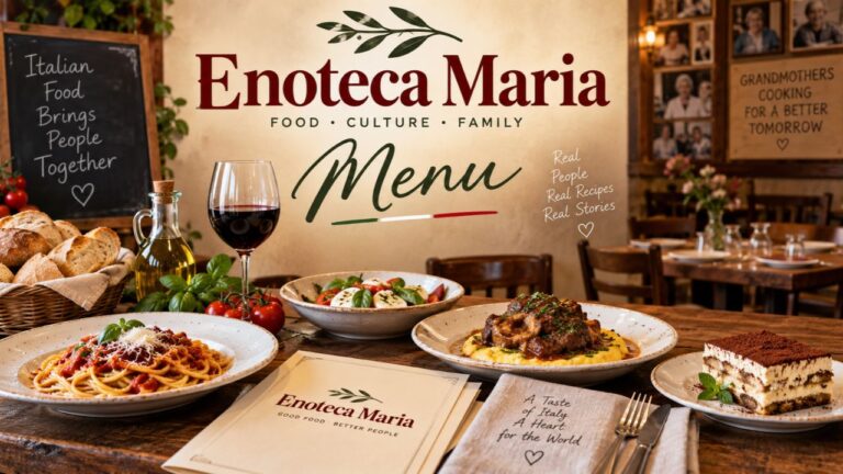 Enoteca Maria Menu