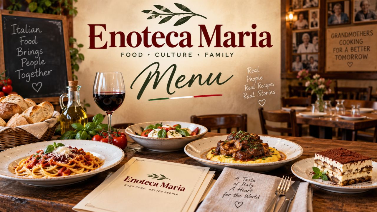 Enoteca Maria Menu