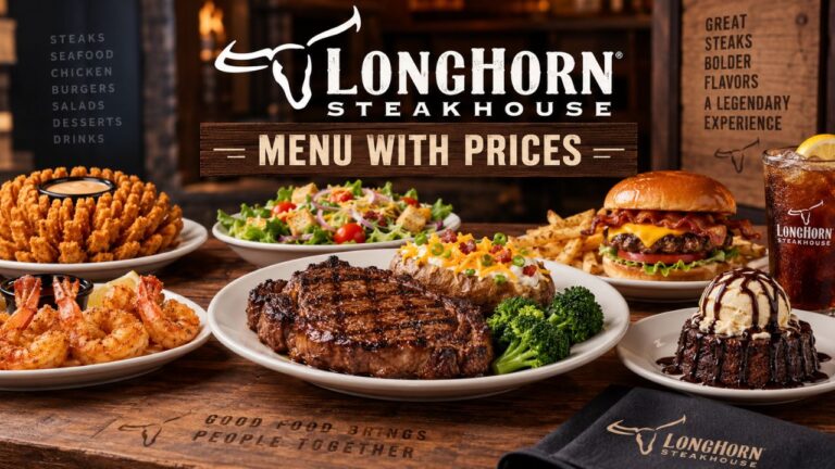LongHorn Steakhouse Menu with Prices