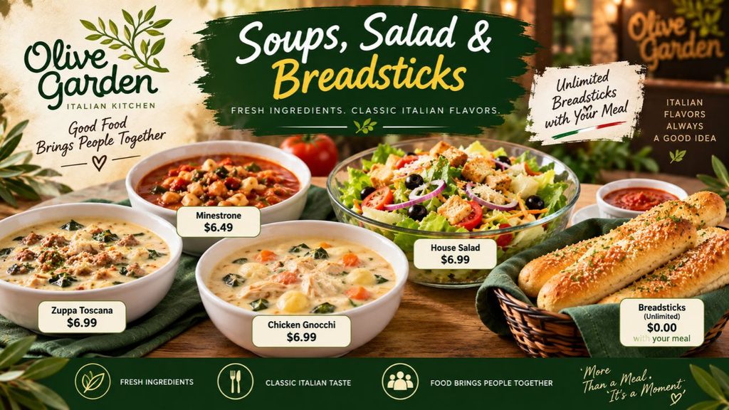 Olive Garden Menu With Prices