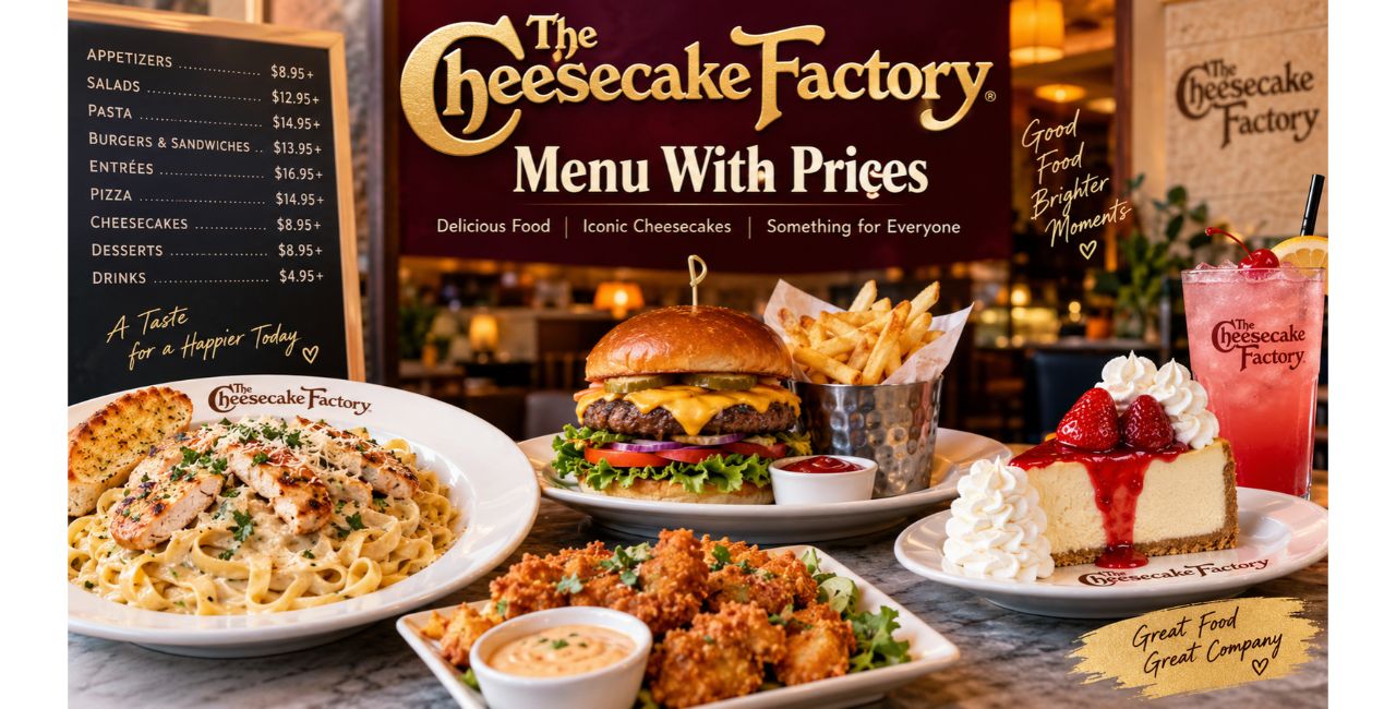 The Cheesecake Factory Menu With Prices