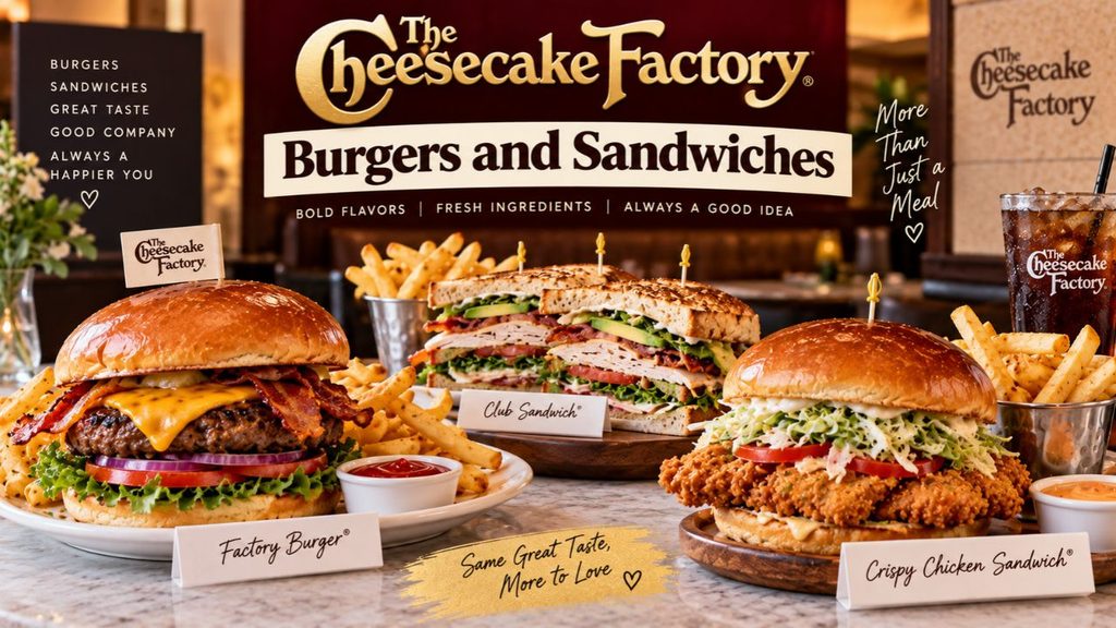 The Cheesecake Factory Menu With Prices